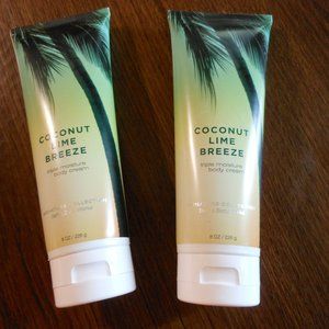 2 B&B Body Lotion Coconut Lime Breeze - New 8oz